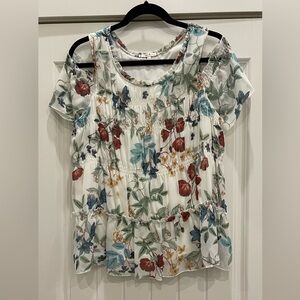 Floral Print Women's Top